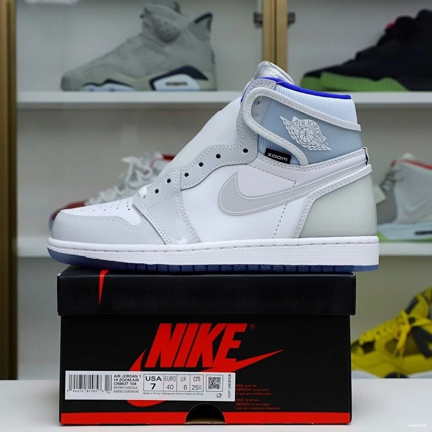 ZOOM AIR HIGH JORDAN 1 'RACER BLUE' 0929
